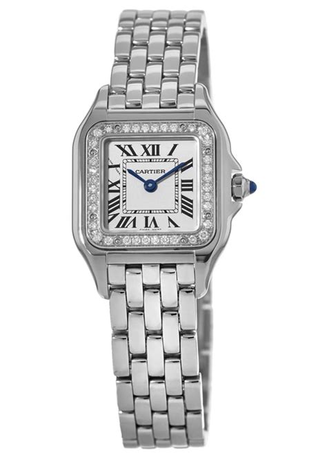 diamond cartier watch womens|cartier watch diamond bezel.